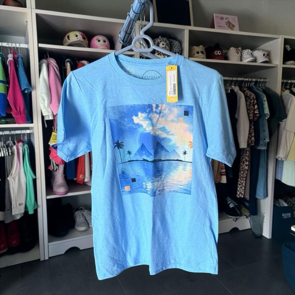 Capsule Fai Short Sleeve Graphic Cotton Tee Boys Size M NWT